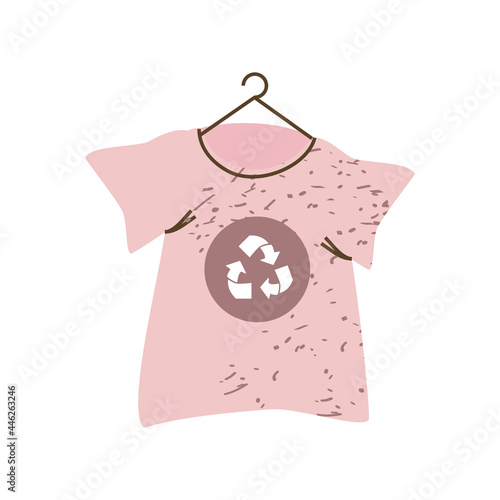 recycle clothes concept