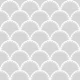 Seamless pattern with fan. Background with fish scales. Tail of mermaid. Print for textiles, fabrics