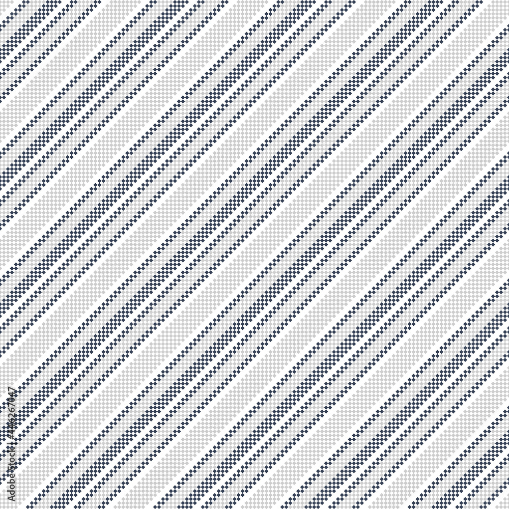 Seamless stripes pattern with pixel texture in grey and white. Background vector for skirt, upholstery, blanket, throw, notebook cover, other modern spring summer autumn winter fashion textile design.