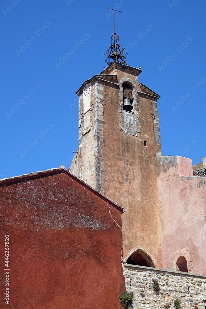 Fototapeta premium Kirche in Roussillon, Provence