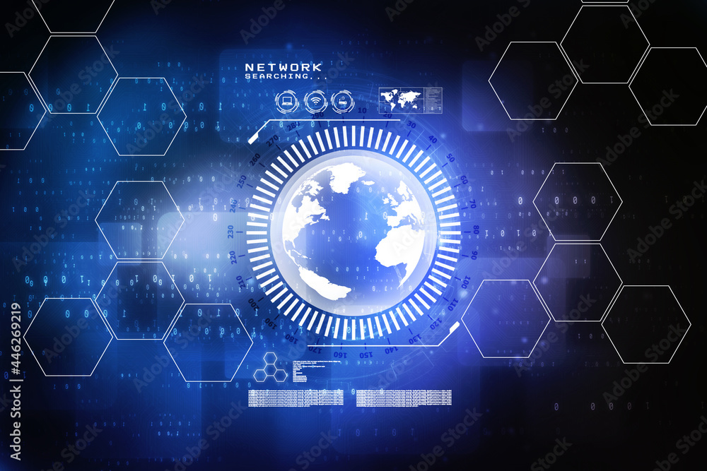 2d illustration world map abstract background 2d illustration world map abstract background