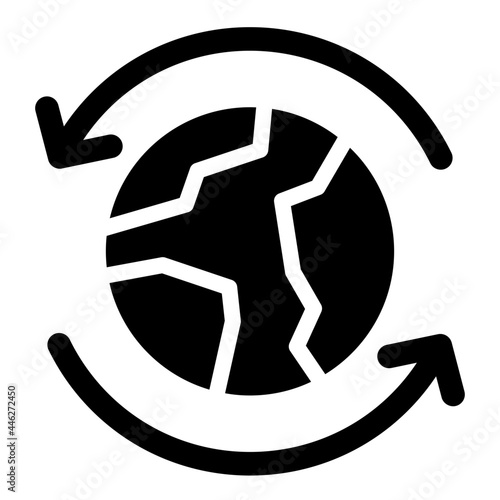 reload world glyph icon