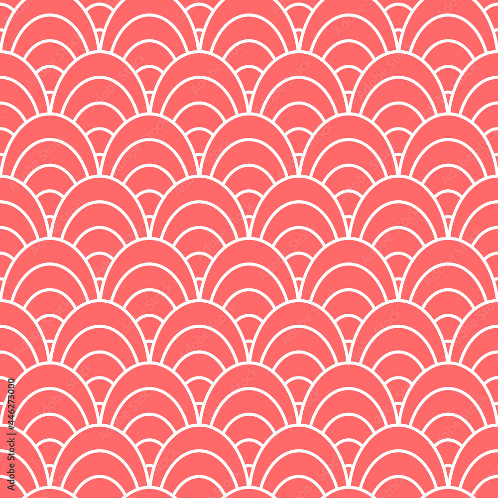 Asian seamless pattern with circles. Oriental background Asian seamless pattern with circles. Oriental background
