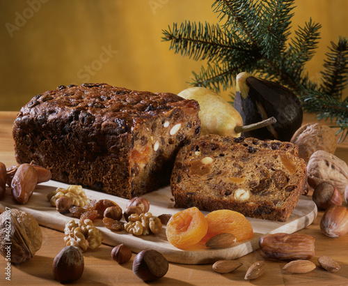Schnitzbrot Weihnachten Stilleben