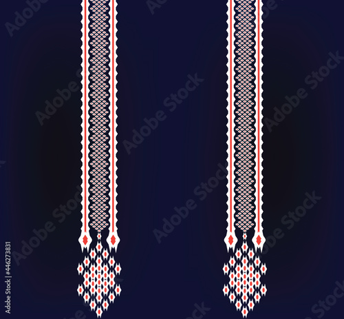 neck embroidery Ethnic,Geometric,tribal,oriental,traditional,necklace design for fashion women