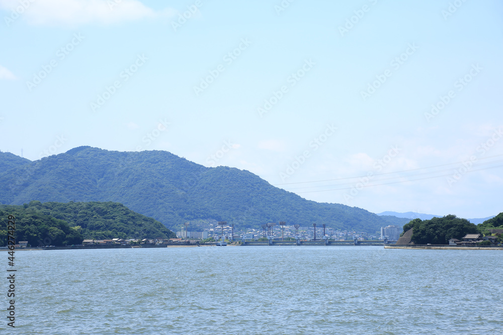 広島県福山市　芦田川河口