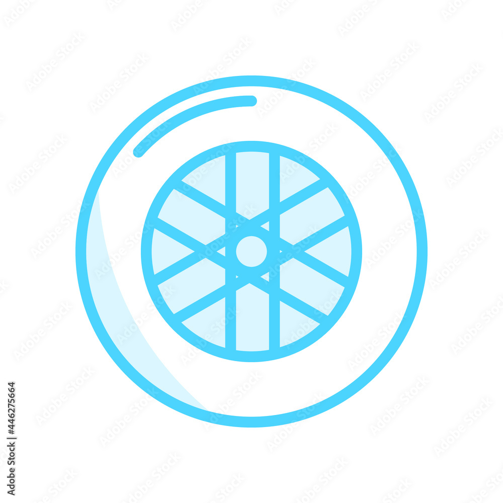 Illustration Vector Graphic of Wheel Steering icon Illustration Vector Graphic of Wheel Steering icon