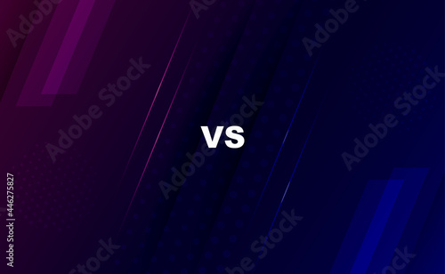 tournament versus background banner for esport gamer