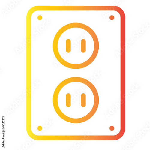 power strip gradient icon