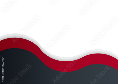 Free Download Simple modern abstract wave background for presentation design. Vector illustration design for business corporate presentation, banner, cover, web, flyer, business card, poster, game, texture, slide,  - GFXLoad