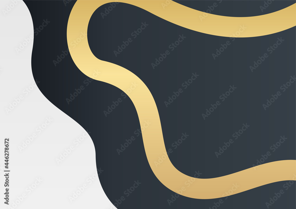 Abstract gold on black metallic texture with simple text design modern luxury futuristic background vector illustration. Simple black gold white abstract background Abstract gold on black metallic texture with simple text design modern luxury futuristic background vector illustration. Simple black gold white abstract background