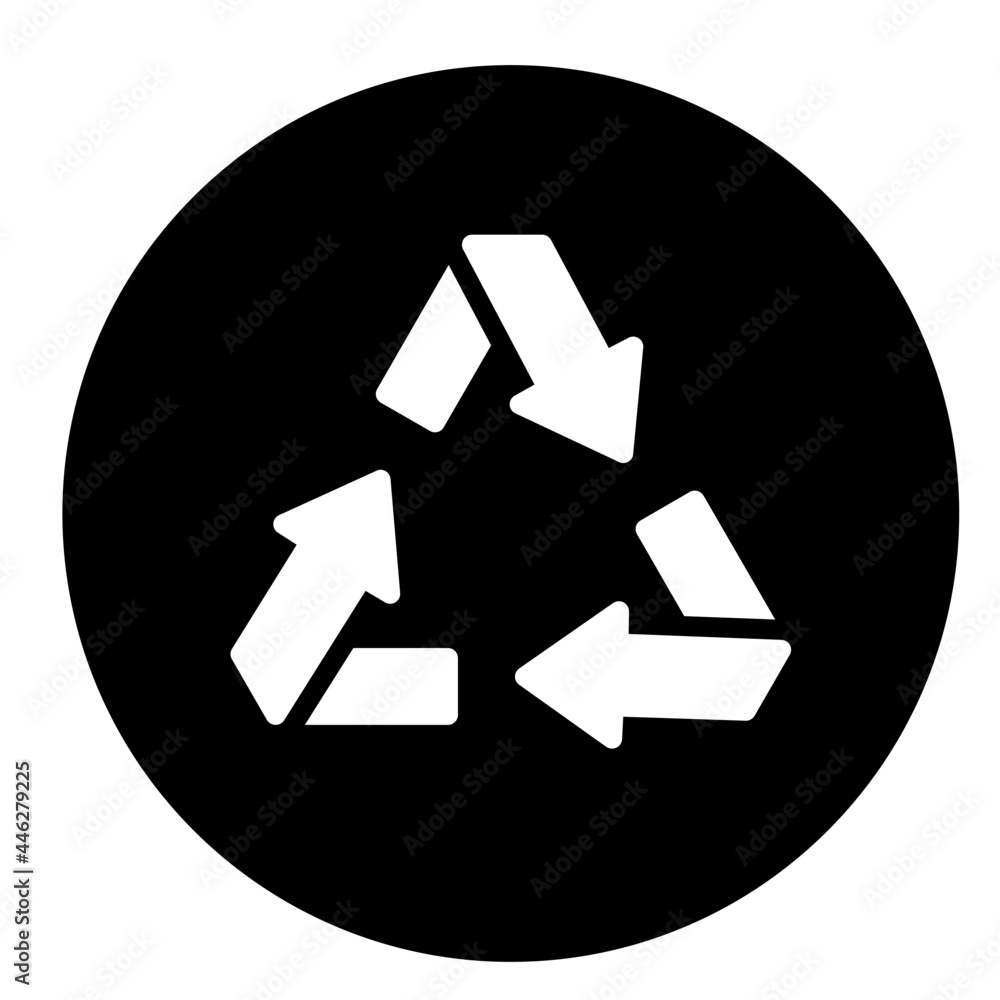 recycle circular glyph icon recycle circular glyph icon