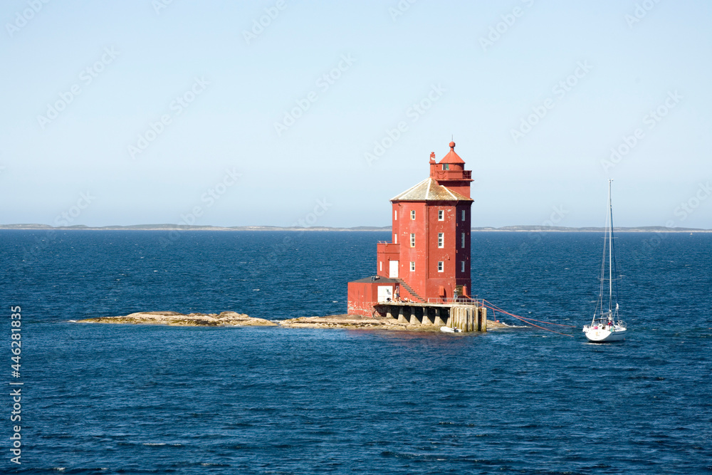Kjeungskjaer Fyr Lighthouse - NW of Trondheim, Norway