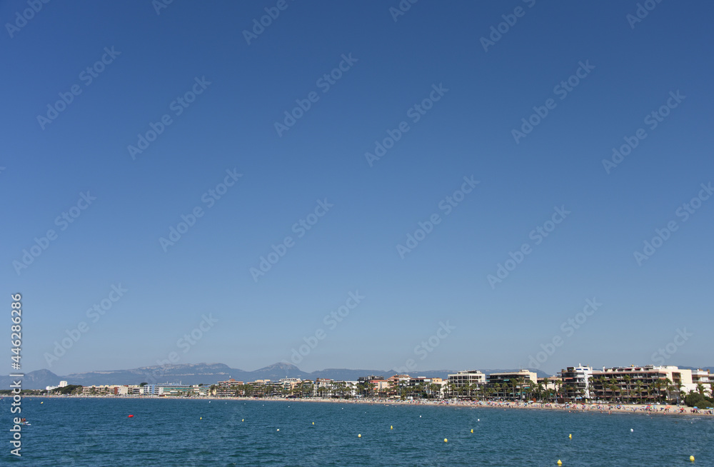 vacances loisir plage soleil été Espagne Salou Catalogne mer sable