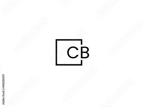 CB Letter Initial Logo Design Vector Illustration