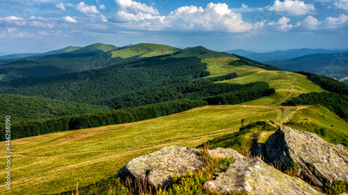 Fototapeta Naklejka Na Ścianę i Meble -  The Eastern Bieszczady. Pikuj Mountain range. Ukraine.
