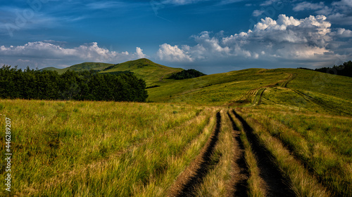 Fototapeta Naklejka Na Ścianę i Meble -  The Eastern Bieszczady. Pikuj Mountain range. Ukraine.