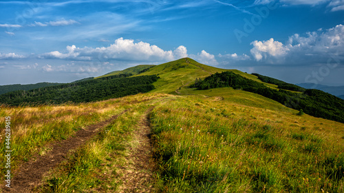 Fototapeta Naklejka Na Ścianę i Meble -  The Eastern Bieszczady. Pikuj Mountain range. Ukraine.