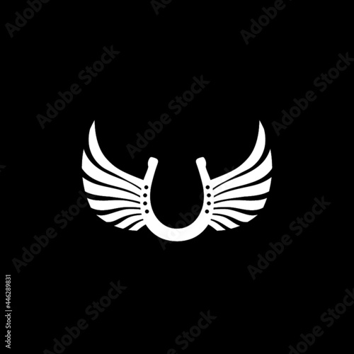 Shoe icon illustration isolated on dark background