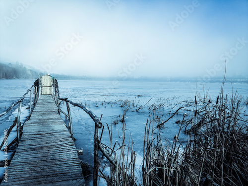 pier on the lake