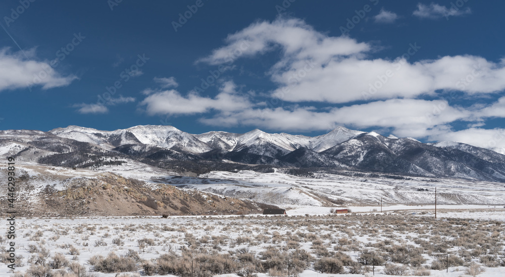Snow Cap Southern Colorado Mountain
