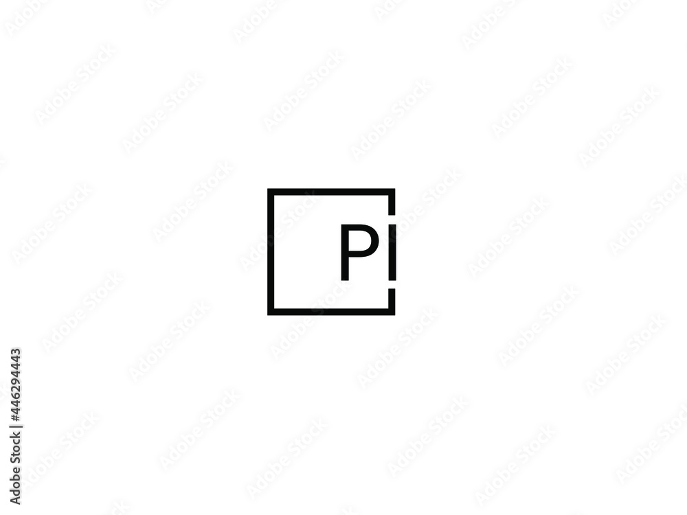 PI Letter Initial Logo Design Vector Illustration PI Letter Initial Logo Design Vector Illustration