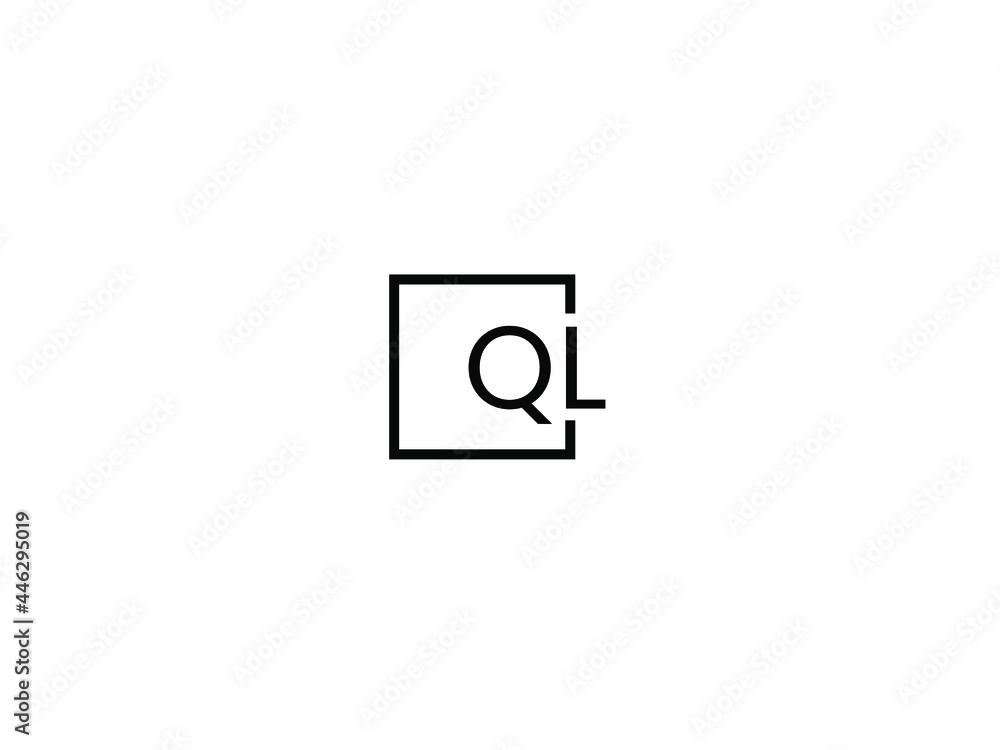 QL Letter Initial Logo Design Vector Illustration QL Letter Initial Logo Design Vector Illustration