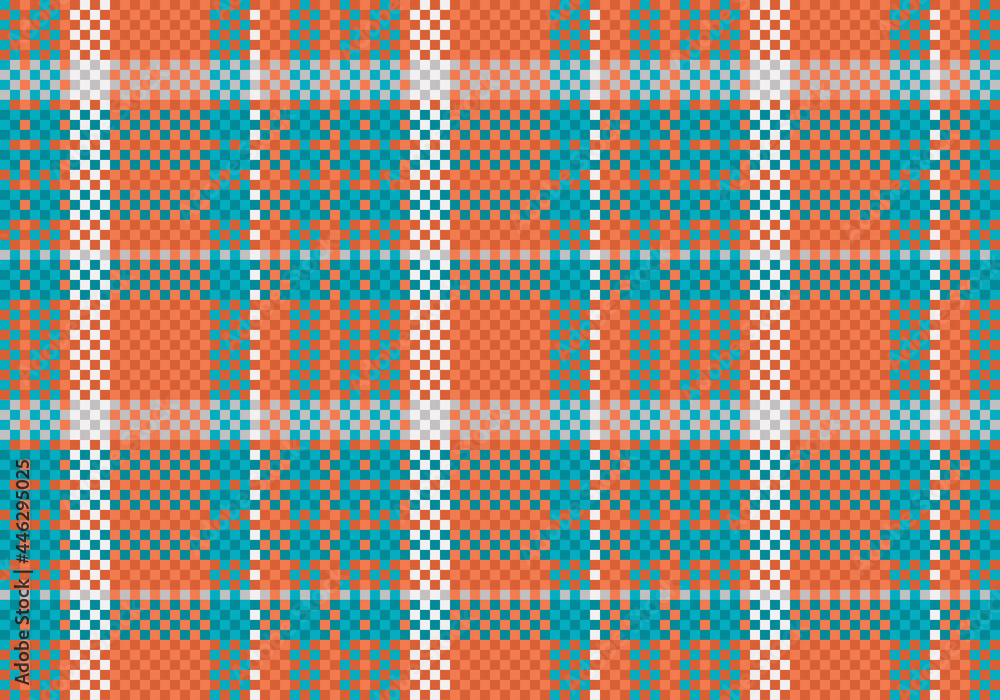 Seamless tartan plaid pattern background. Fabric texture. Vector.