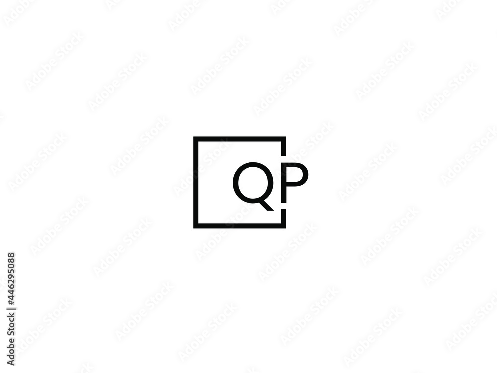 QP Letter Initial Logo Design Vector Illustration QP Letter Initial Logo Design Vector Illustration
