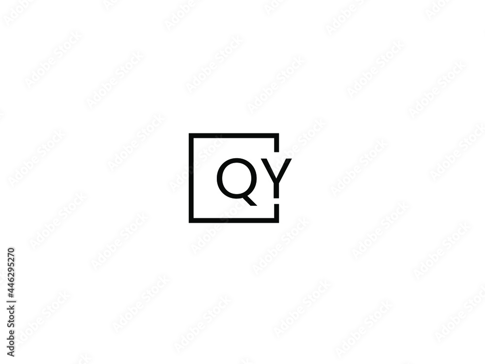 QY Letter Initial Logo Design Vector Illustration QY Letter Initial Logo Design Vector Illustration