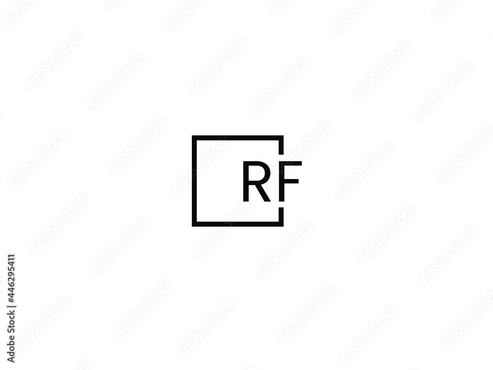 Fototapeta premium RF Letter Initial Logo Design Vector Illustration 