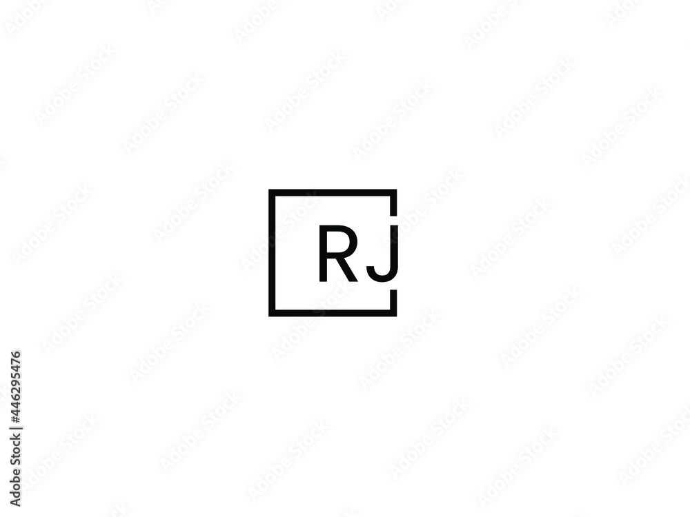 RJ Letter Initial Logo Design Vector Illustration RJ Letter Initial Logo Design Vector Illustration