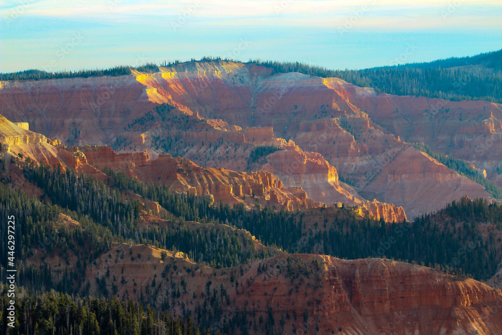 Fototapeta premium Cedar Breaks National Monument at Sunset