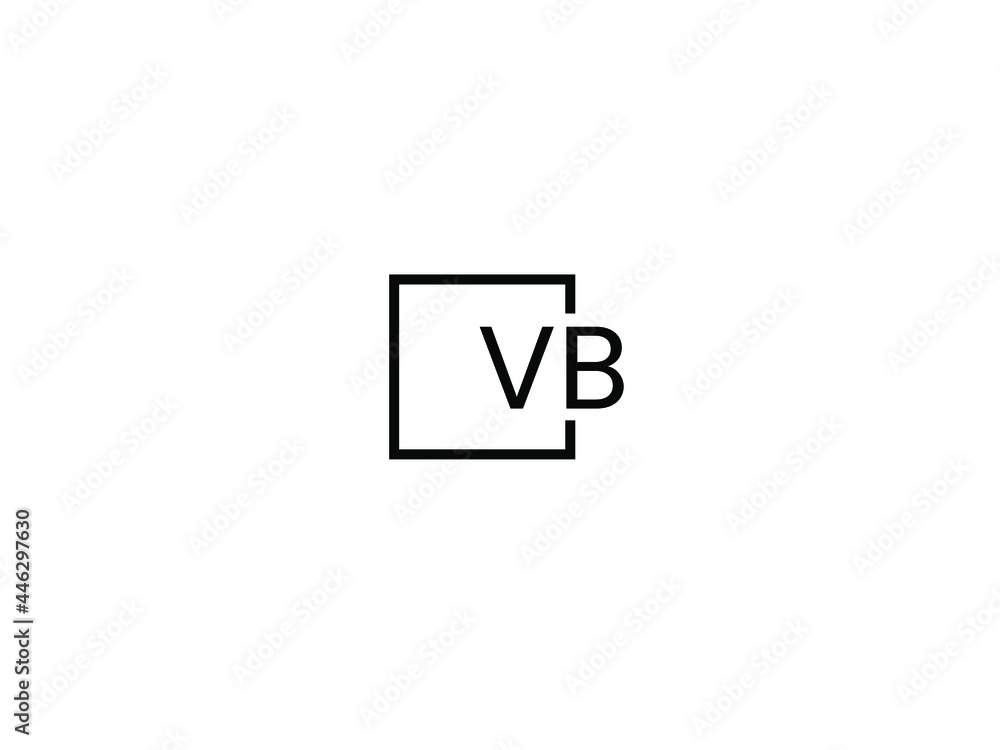 VB Letter Initial Logo Design Vector Illustration VB Letter Initial Logo Design Vector Illustration