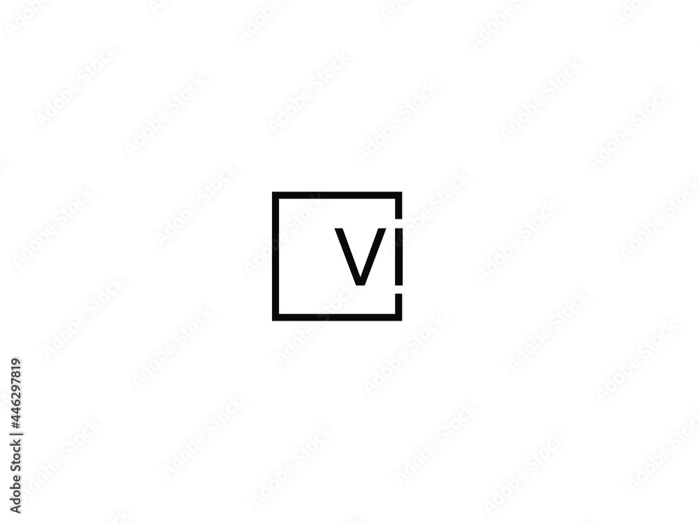 VI Letter Initial Logo Design Vector Illustration VI Letter Initial Logo Design Vector Illustration