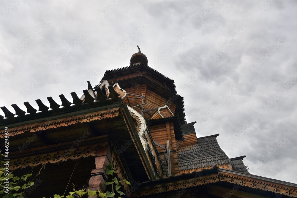 Architecture of Ismailovo manor in Moscow. Popular landmark. Architecture of Ismailovo manor in Moscow. Popular landmark.