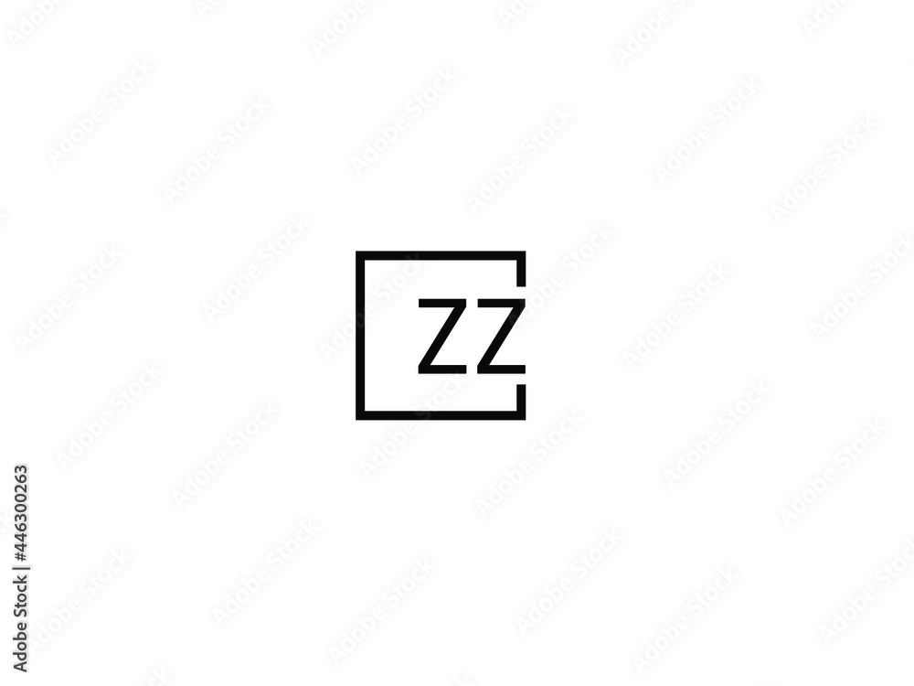 ZZ Letter Initial Logo Design Vector Illustration ZZ Letter Initial Logo Design Vector Illustration