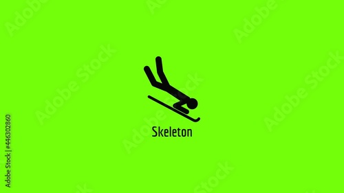 Skeleton icon animation
