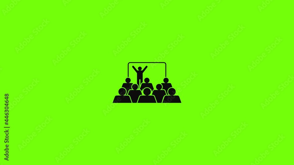 Presentation icon animation Presentation icon animation