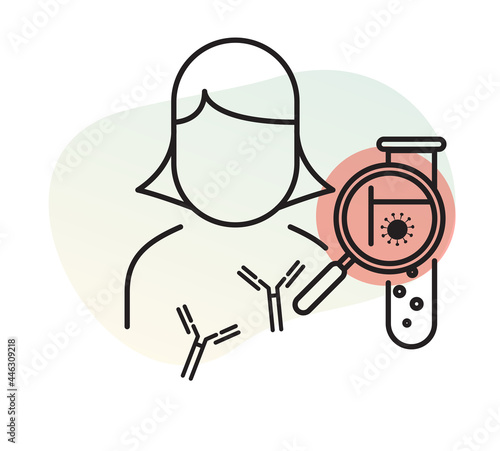 COVID-19 - Antibody Immunity - Illustration