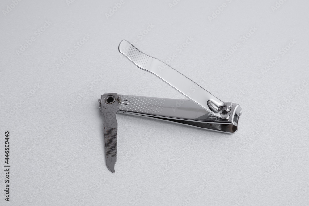 Nail clipper on a white background Nail clipper on a white background