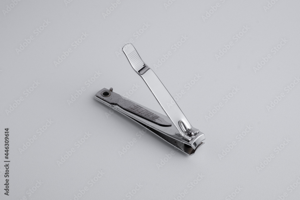 Nail clipper on a white background Nail clipper on a white background