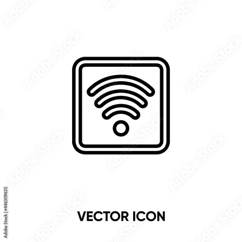 Free wifi zone vector icon. Modern, simple flat vector illustration for website or mobile app.Wifi symbol, logo illustration. Pixel perfect vector graphics	