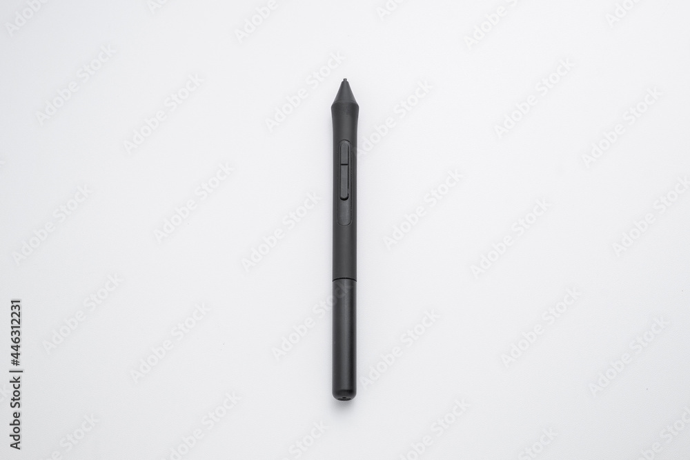 Graphic tablet on white background Graphic tablet on white background