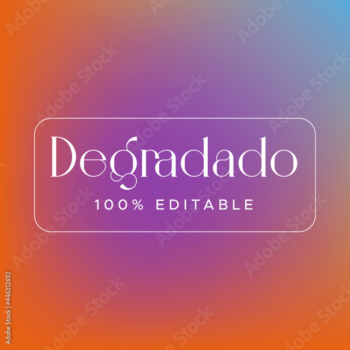 Degradado psicodélico editable. Colores abstractos. Fondo abstracto. Degradado estético.  