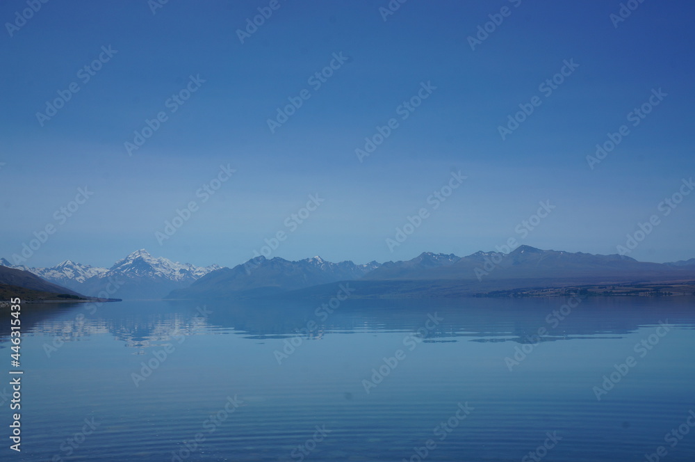 the reflection of Mount Hood, New Zealand