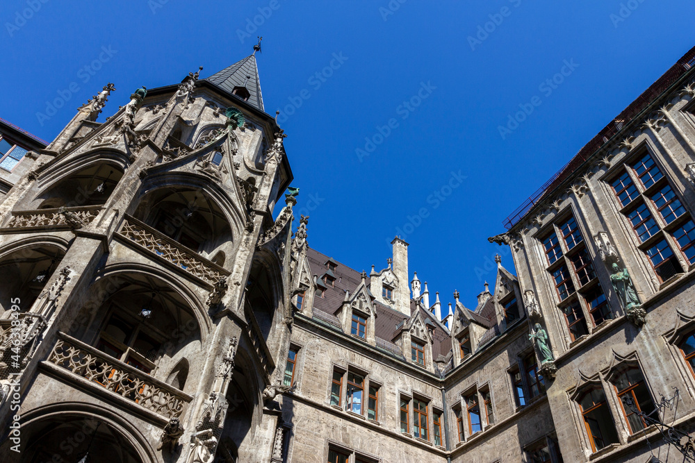 Fototapeta premium Neues Rathaus, the New Town Hall of Munich