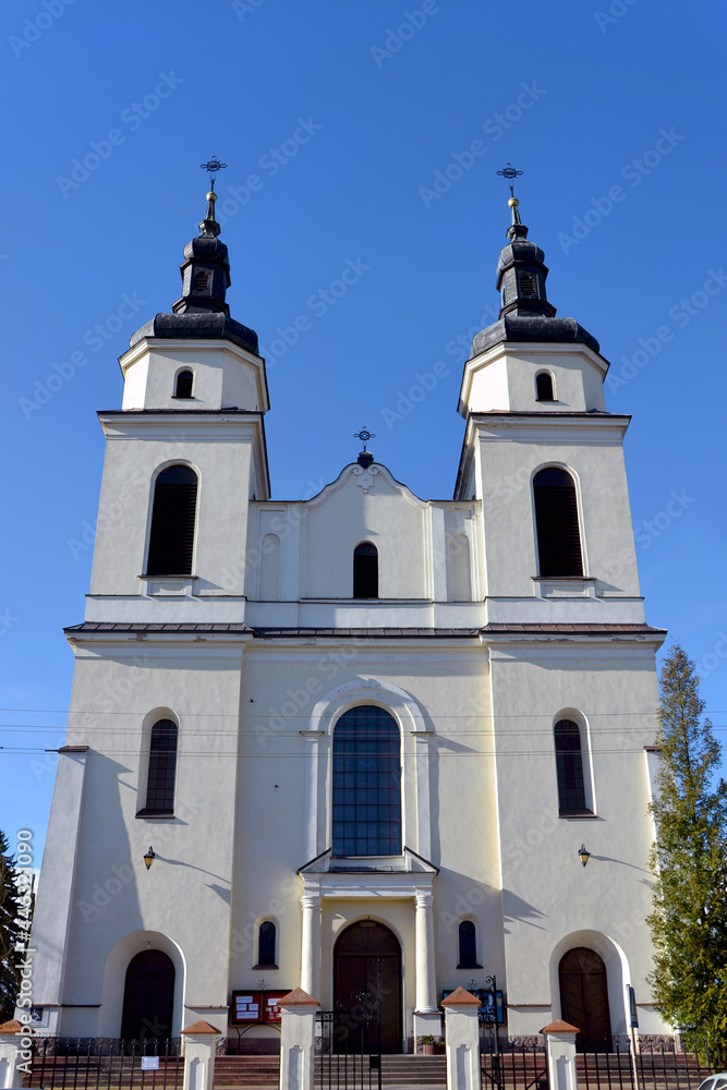 beautiful christian church against the blue sky