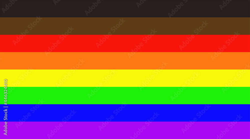 LGBTQ+ symbol Rainbow pride flag New design vector illustration LGBTQ+ symbol Rainbow pride flag New design vector illustration