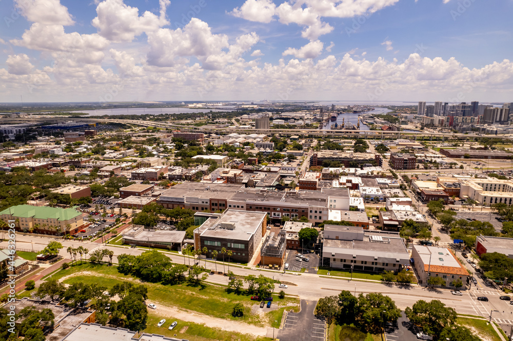 Aerial photo Port of Tampa Florida USA